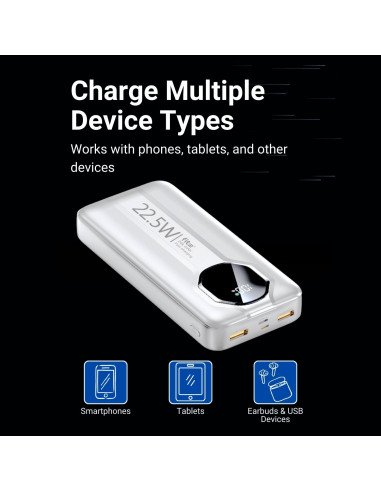 Išorinė baterija FIT2 Y1240 22.5W, 20000 mAh,...