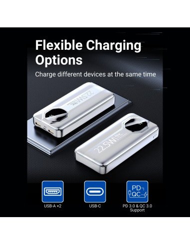 FIT2 Y1240 Fast Charging Power Bank 20000 mAh,...