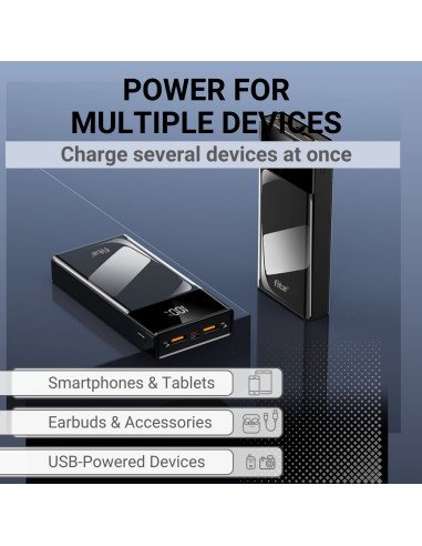 FIT2 K100 greitojo įkrovimo išorinė baterija...