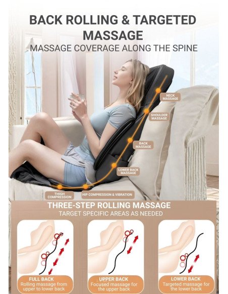 Massage seat FIT2 with Kneading, Tapping, Air Suspension and Heating