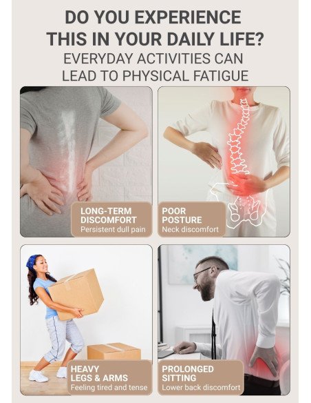 Massage seat FIT2 with Kneading, Tapping, Air Suspension and Heating