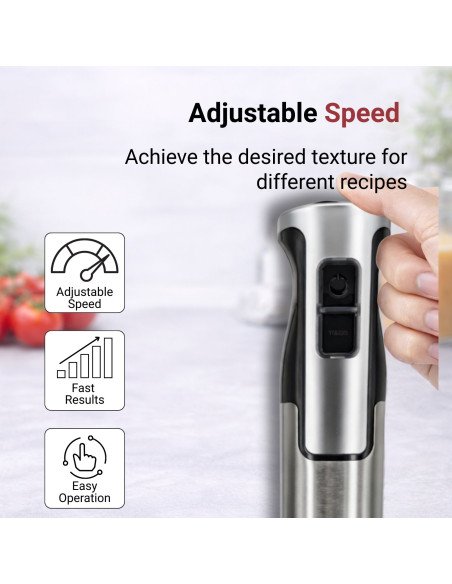 Rankinis trintuvas FIT2 Perfect Cook 1000W su bulvių košės trintuvo antgaliu