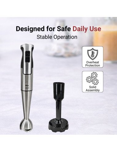 FIT2 Perfect Cook Electric Hand Blender 1000W with Potato Masher — view 8