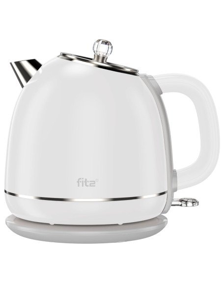 FIT2 Electric Kettle YD-1831, 1.7 L, 1500 W, Double-Wall, White