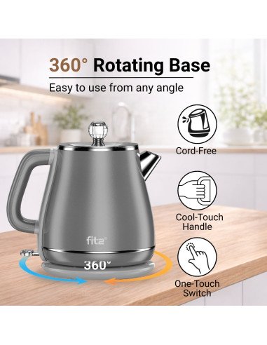 FIT2 Electric Kettle FITYD1830, 1.8 L, 1800 W,...