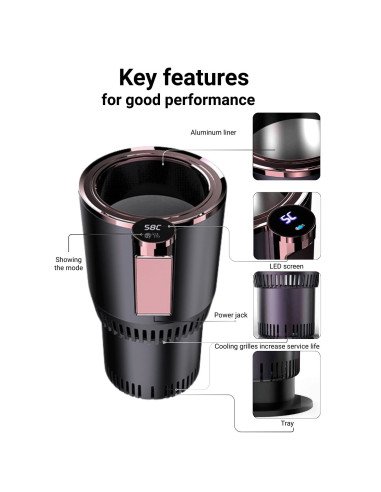 Car Cup Holder FIT2 with Heating and Cooling...