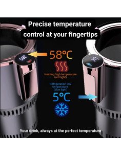 Car Cup Holder FIT2 with Heating and Cooling Function, 12V 2
