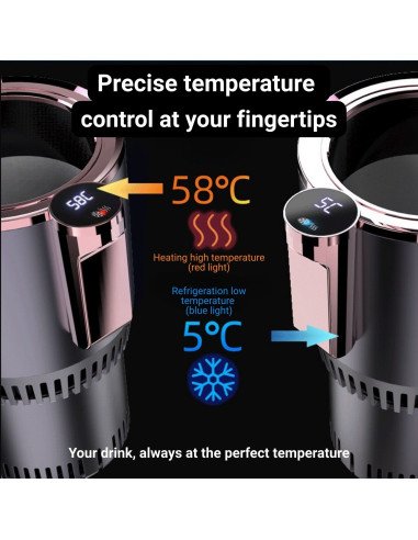 Car Cup Holder FIT2 with Heating and Cooling...