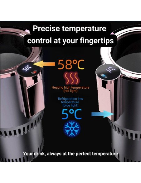 Car Cup Holder FIT2 with Heating and Cooling Function, 12V