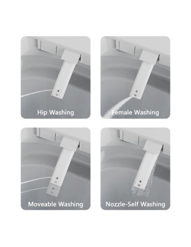 FIT2 SmartHome 9015 smart toilet bidet wash modes overview