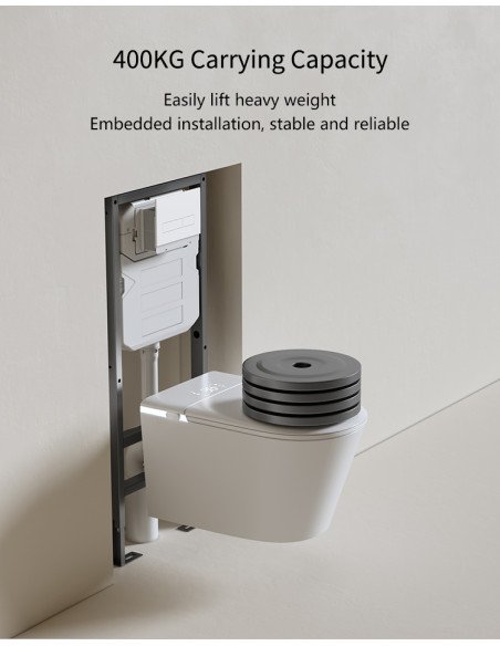 FIT2 SmartHome 9015 sieninis tualetas, 400 kg apkrovos testas