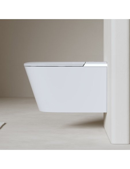 FIT2 SmartHome 9015 išmanusis tualetas iš šono, plonas profilis