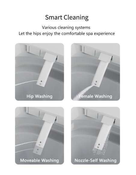 FIT2 SmartHome 9015 išmanusis tualetas, UV savaiminio valymo funkcija