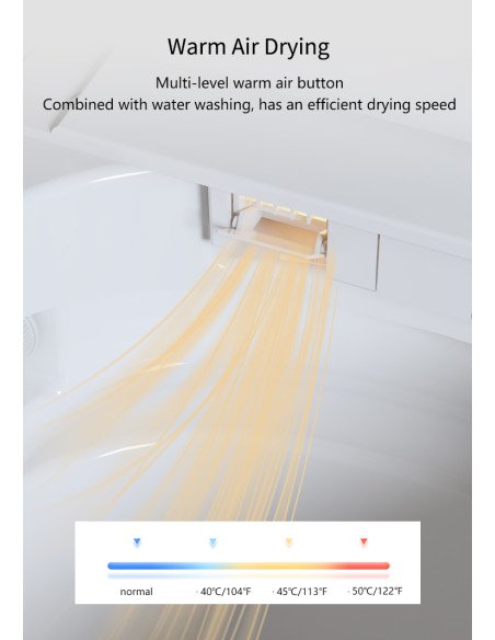 FIT2 SmartHome 9015 smart toilet warm air drying function