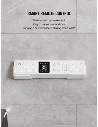 FIT2 SmartHome T9013 smart toilet wireless remote control with LED display