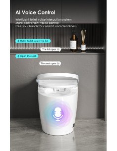 Išmanusis klozetas FIT2 SmartHome T9008, AI balso valdymo funkcija