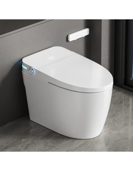Išmanusis klozetas FIT2 SmartHome T9008, šoninis vaizdas kampu