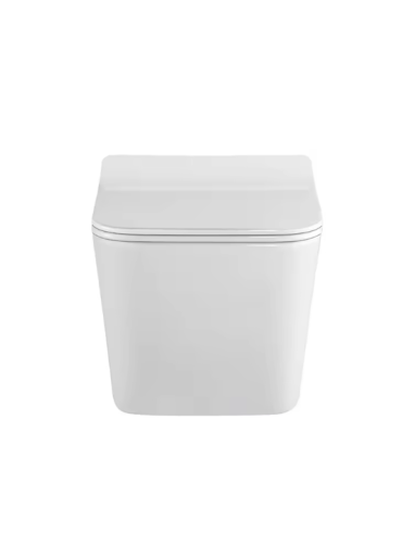FIT2 7004 square wall-hung rimless toilet front view