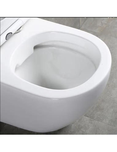 FIT2 7001 rimless toilet 360 degree flush water flow diagram
