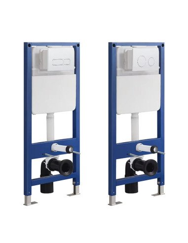 FIT2 H02 concealed in-wall cistern frame for wall-hung toilets, 1080x510x80 mm