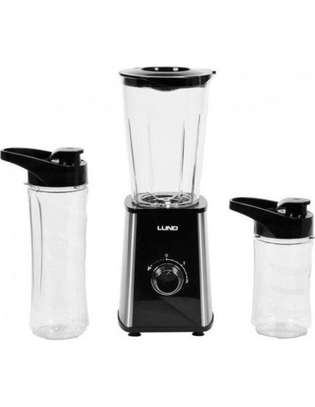 LUND 67702 blender set with 1L jug and two tritan travel bottles