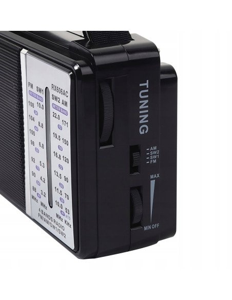 RETOO E659 tuning controls and frequency dial close-up