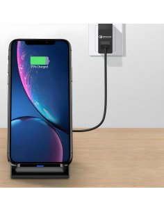 RETOO E011 belaidis Qi indukcinis kroviklis 10W kraunantis telefoną ir ausines 2