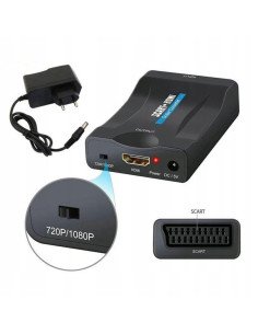 RETOO E392 SCART į HDMI keitiklis su nešiojamu kompiuteriu ir mobiliais įrenginiais 2
