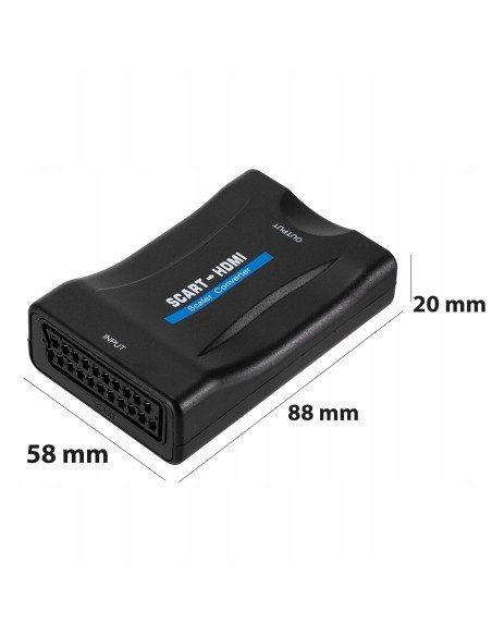 RETOO E392 produkto matmenys 88x58x20mm