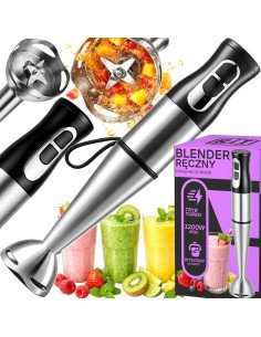 RETOO E952 hand blender 1200W with Turbo mode and stainless steel blade