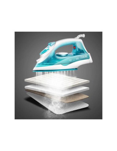 RETOO R-O848 steam iron 1200W with elegant blue and white finish