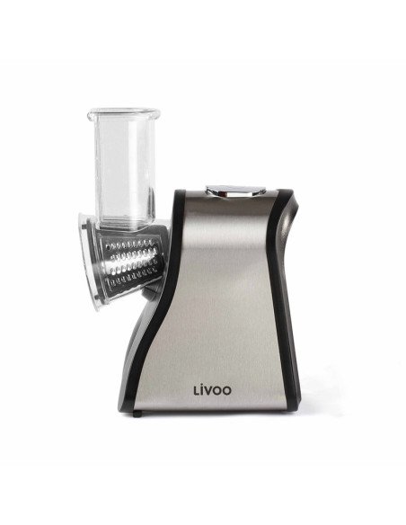 Livoo DOP192 multifunction electric grater 200W with 4 cones stainless steel black