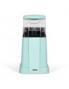 Livoo DOM497 hot air popcorn machine 1200W 100g oil-free mint blue front view