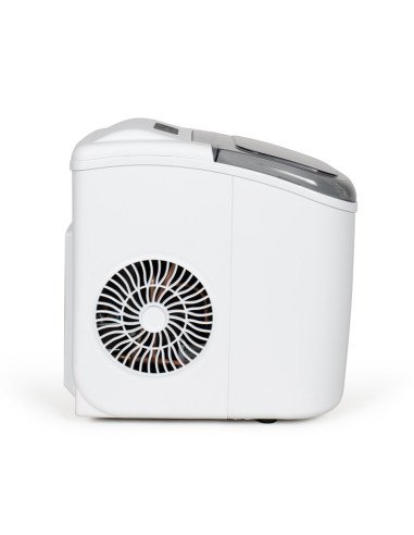 Livoo DOM484 ice maker side view with ventilation grille