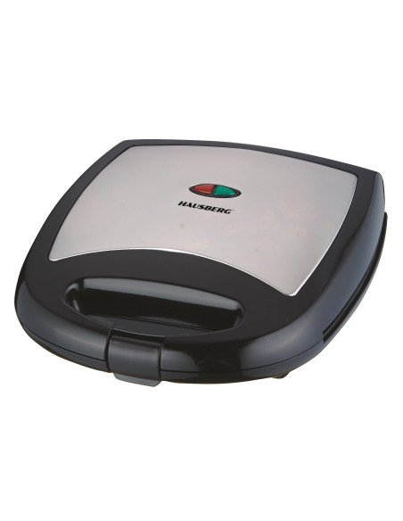 Hausberg HB-3563NG biscuit maker, black, closed – 1300 W, 13 cookies