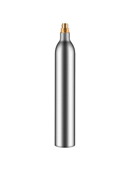 Hausberg HB-6040GR-01 refillable CO2 gas cylinder, 425 g / 0.6L, aluminum