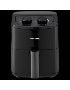 Hausberg HB-2352NG oro gruzdintuvė, juoda, 3L – vaizdas iš priekio, mechaninis valdymas 80-200°C 2