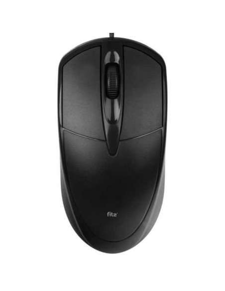 FIT2 M2 optical wired USB mouse black