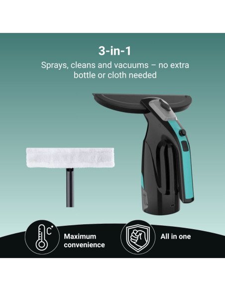 FIT2 KS-5540 3-in-1 design: sprays, cleans and vacuums in one device
