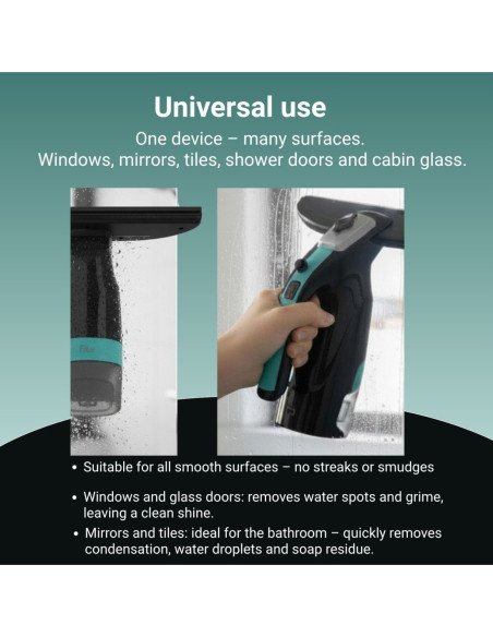 FIT2 KS-5540 universal use on windows, mirrors, tiles and shower cabin glass