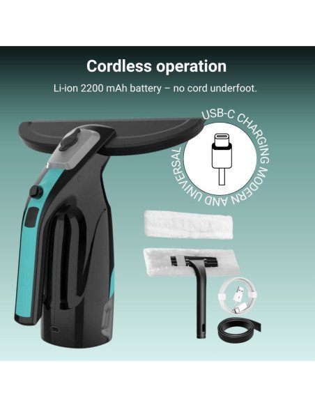 FIT2 KS-5540 cordless operation with Li-ion 2200 mAh battery and USB-C charging