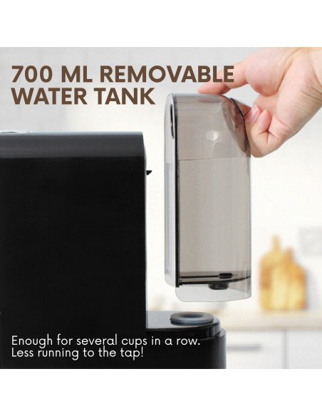 FIT2 Uno 700 ml removable water tank for several cups in a row
