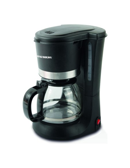 Hausberg HB-3700NG filter coffee maker with glass carafe, 1.2 L