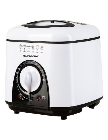 Hausberg HB-1320NG 1L deep fryer with adjustable temperature dial