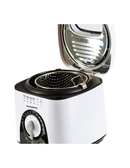 Hausberg HB-1320NG deep fryer with chrome frying basket