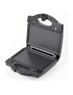 Hausberg HB-3514IN 3-in-1 sandwich maker, closed, black and stainless 2