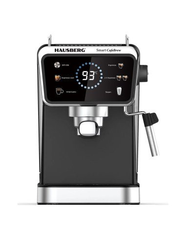 Hausberg HB-3730NG digital 4-in-1 espresso coffee machine 20 bar
