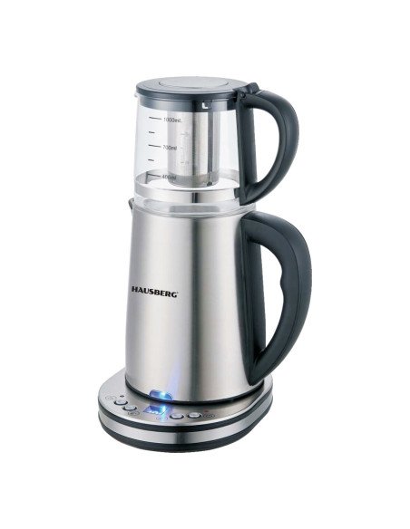 Arbatos ruošimo aparatas Hausberg HB-3640IN 1,7 L virdulys ir stiklinis arbatinukas