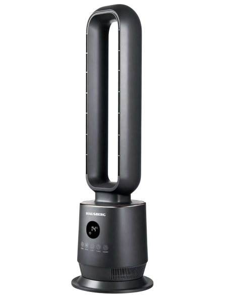 Bokšto ventiliatorius Hausberg HB-5956GR, bementis, skaitmeninis ekranas