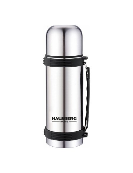 Termosas Hausberg HB-H 1458 nerūdijančio plieno 0,75 L su rankena